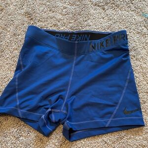 Nike Pro Royal Blue Training Shorts